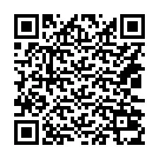 QR-koodi puhelinnumerolle +14032035475