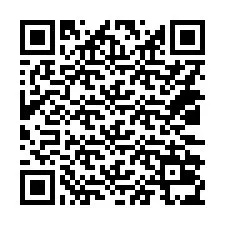 QR kód a telefonszámhoz +14032035499