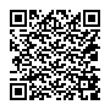 QR код за телефонен номер +14035809458