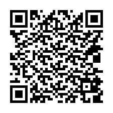 QR-koodi puhelinnumerolle +14035809460