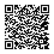 QR kód a telefonszámhoz +14035809483