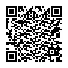 Código QR para número de telefone +14035809495