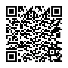 QR код за телефонен номер +14036157624