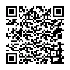 QR код за телефонен номер +14039983015