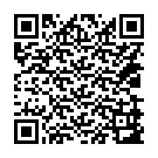 Codice QR per il numero di telefono +14039983029