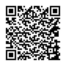 Código QR para número de teléfono +14039983052