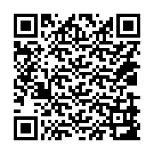 Código QR para número de teléfono +14039983059