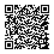 QR Code สำหรับหมายเลขโทรศัพท์ +14039983064