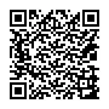 QR Code pour le numéro de téléphone +14039983085