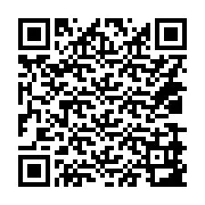 QR kód a telefonszámhoz +14039983089