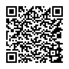 QR-код для номера телефона +14039983094