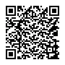 QR Code pour le numéro de téléphone +14039983098