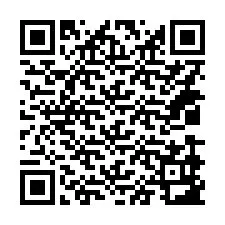 QR-Code für Telefonnummer +14039983105