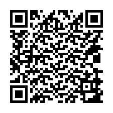 Código QR para número de telefone +14039983120