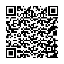 Código QR para número de telefone +14039983161