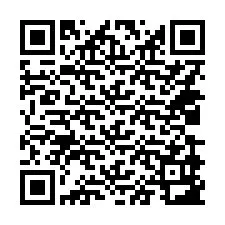 Código QR para número de teléfono +14039983166