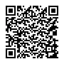 Kode QR untuk nomor Telepon +14039983170