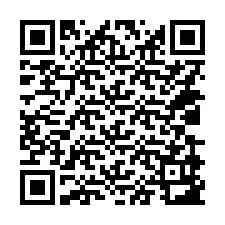 QR kód a telefonszámhoz +14039983178