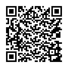 QR-koodi puhelinnumerolle +14039983180