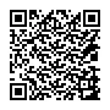 Código QR para número de teléfono +14039983181