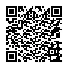 QR-код для номера телефона +14039983185