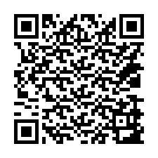 QR код за телефонен номер +14039983189