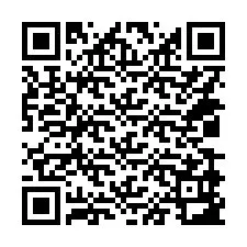 QR код за телефонен номер +14039983194