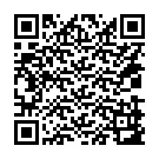 QR-code voor telefoonnummer +14039983200