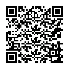 Código QR para número de teléfono +14039983205