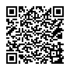 QR kód a telefonszámhoz +14039983209