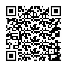 QR kód a telefonszámhoz +14039983210