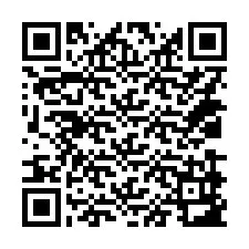 QR kód a telefonszámhoz +14039983219