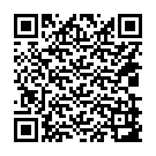 QR-code voor telefoonnummer +14039983220