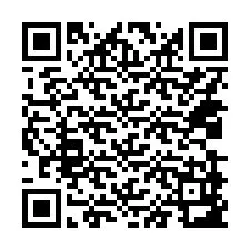 QR-code voor telefoonnummer +14039983223