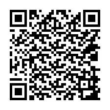 Código QR para número de telefone +14039983228