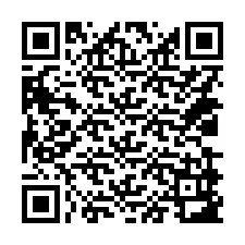 QR код за телефонен номер +14039983229