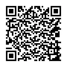 QR Code pour le numéro de téléphone +14039983234