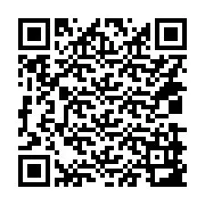 QR-koodi puhelinnumerolle +14039983240