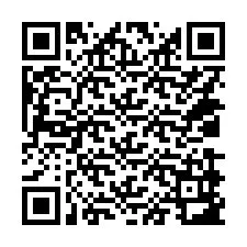 QR kód a telefonszámhoz +14039983248