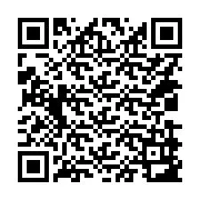 QR kód a telefonszámhoz +14039983254