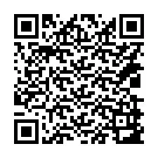 QR kód a telefonszámhoz +14039983261