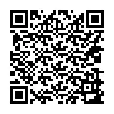 電話番号のQRコード +14039983282