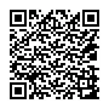 QR Code สำหรับหมายเลขโทรศัพท์ +14039983288