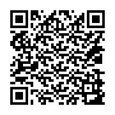 Código QR para número de telefone +14039983289