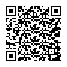 Código QR para número de telefone +14039983298