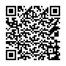 QR kód a telefonszámhoz +14039983431