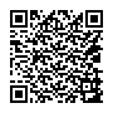 QR Code pour le numéro de téléphone +14039983478