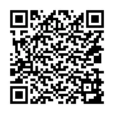 Código QR para número de teléfono +14039983484