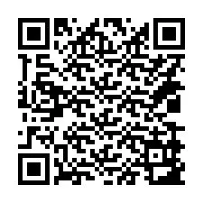 QR Code สำหรับหมายเลขโทรศัพท์ +14039983491