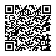 Código QR para número de telefone +14039983500